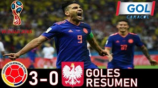 Colombia vs Polonia 3-0 Resumen y Goles | Mundial Rusia 2018 - GOL CARACOL