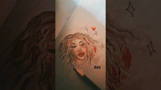 SZA Drawing By @Irislifejourney Subscribe make it 1k GUY`S