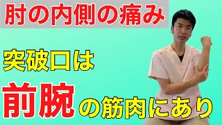 肘の内側の痛み改善はここを狙え！【宮崎県宮崎市ほりうち鍼灸整骨院】