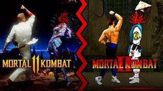 Mortal Kombat 11 - NEW Johnny Cage Triple Uppercut Brutality! (Secret MK2 Easter Egg & Reference)