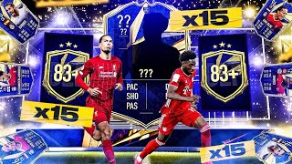 What do you get from 15 Guaranteed Team of the Year 83+ Defender Upgrade Packs