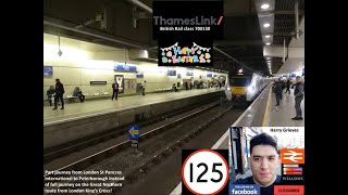 PART JOURNEY ON THAMESLINK CLASS 700 FROM LONDON ST PANCRAS INT'L TO PETERBOROUGH! 12 4  23 mp4