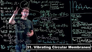 Vibrating Circular Membranes - Partial Differential Equations | Lecture 31