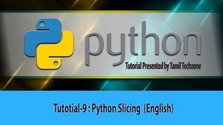 Python Tutorial for Beginners 9 Python Slicing (English) Anna University