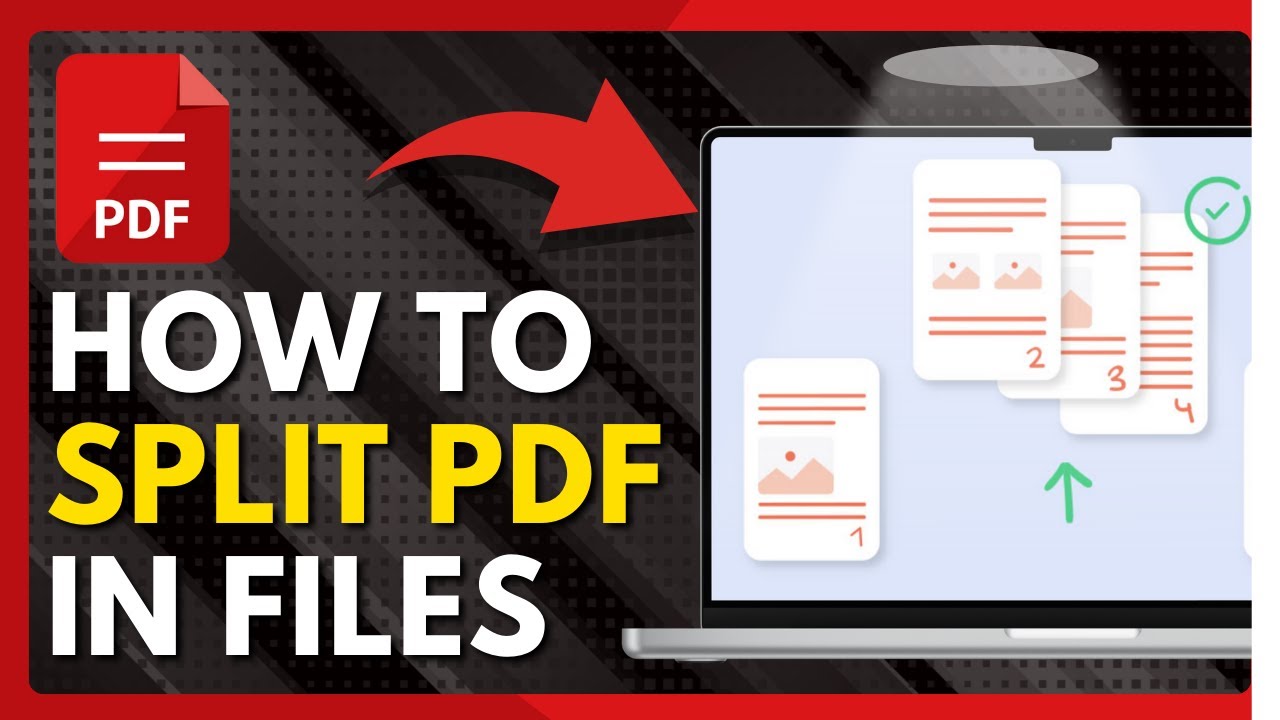 How To Split Pdf Into Multiple Seperate Files Youtube