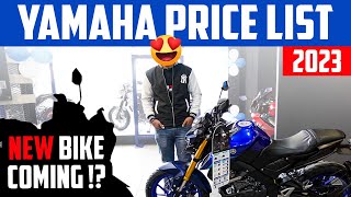 R3 Coming In 2023!? All New Yamaha Bikes Latest Price List (Blue Square) 🥶 Ft. Mt-15, R15M \u0026 FZ