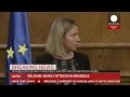 LIVE: Federica Mogherini breaks down during speech on Brussels