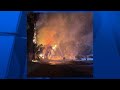 RAW: Glendale Arizona firefighters work to put out tree fire