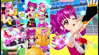 アイカツオンパレード！三ノ輪ヒカリで「学園アイドルファンゲットイベント」1,2,Sing for You!・むずかしい(グリッターローズコーデ)