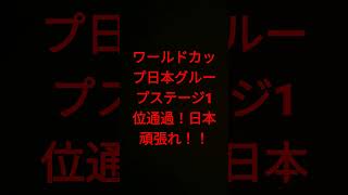 12月6日　決勝トーナメント！日本vsクロアチア　日本優勝頑張れ！