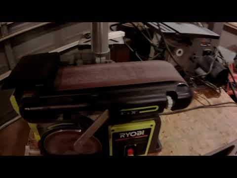 Ryobi Bench Sander Belt Change (How To) Ryobi Bench Sander Belt Change (How To)