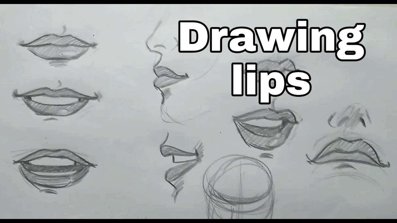 How To Draw Smiling Lips Step By Step