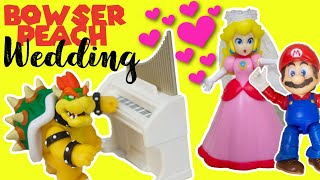 Super Mario Bros Movie Princess Peach & Bowser WEDDING! + BOWSER Sings PEACHES Song