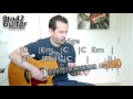 How to play The Cure Lady Gaga Chords Guitar lesson