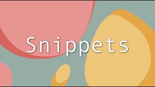 Introducción a la creacion de snippets en vscode