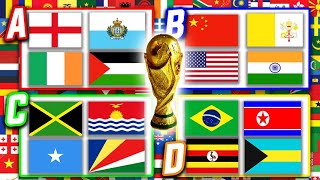 I Simulated 2022 WORLD CUP with *228 NATIONAL TEAMS*
