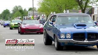 2019 Lane Automotive Car Show - Open Header Cruise