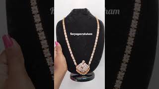 GOLD LOOK ALIKE IMPON/PANCHALOGAM HARAM COLLECTIONS//WHATSAPP-7305451406