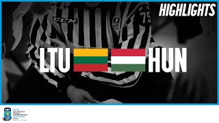 Lithuania vs. Hungary | Highlights | 2019 IIHF Ice Hockey World Championship Division I Group A