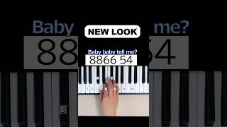 NEW LOOK/MISAMO #ミサモ #misamo #newlook #安室ちゃん #namieamuro #twice  #pianotutorial #初心者ピアノ #easypiano