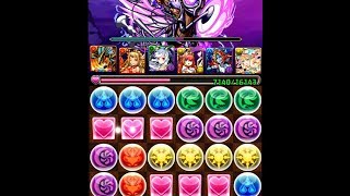 パズドラ「ベルゼブブ降臨！狂皇子　超地獄級」ホルス×サクヤで3コン攻略