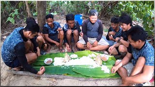 EP195 - Pinaupong Manok sa Saha ng Saging | Picnic sa Tabing Ilog | Occ. Mindoro