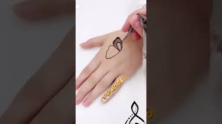 beautiful butterfly henna tattoo /easy henna tattoo /henna tattoo idea💚👍