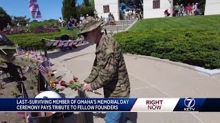 Last-surviving member of Omaha's Memorial Day ceremony pays tribute to fellow founders