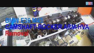 BMW E36M43 Camshaft-Rocker Arm-HVA removal | Cylinder Head part 4