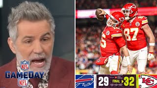 NFL GameDay | Chiefs are the best team ever! - Warner excites Mahomes' magic, beating Bills 32-29