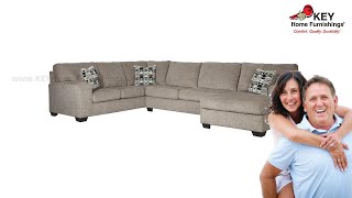 Ashley Ballinasloe 3-Piece Sectional with Chaise 80702S2 | KEY Home