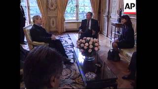 FRANCE: SYRIAN FOREIGN MINISTER FAROUK AL-SHARAA VISIT