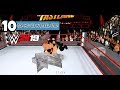 Top 10 Most Dangerous Finishers On The Steel Steps - WR3D 2K19