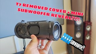 TRONSMART T7 FABRIC COVER REMOVED TINY SUBWOOFER REVEALED?!