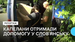 Чернігівські волонтери привезли гуманітарну допомогу для військових капеланів у Слов'янськ