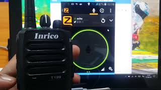 Test run Zello \u0026 TS3 on Inrico T199