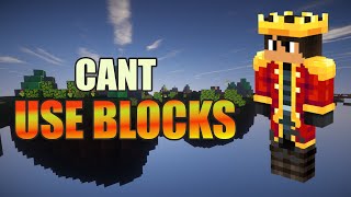 BEDWARS BUT I CANT USE BLOCKS