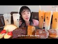 3 황치즈 덕후는 울어요🥲 디저트39 황치즈 가득한 음료와 콜드브루🧋베스트 디저트들과 함께라면 어디든 갈수있숴❤️ dessert mukbang