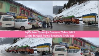 Zojila Update :-Traffic advisory for Tomorrow -21 jan.2025 #zojilaupdate #trafficadvisory #snowstart