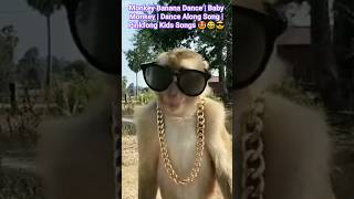 Monkey Banana Dance | Baby Monkey | Dance Along Song | Pinkfong Kids Songs 😎😅🤩 #shorts
