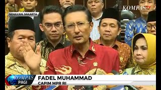 Fadel Muhammad Terpilih Jadi Pimpinan MPR dari DPD