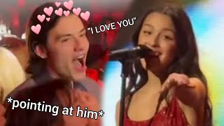 Olivia Rodrigo FALLING IN LOVE with Louis Partridge for 2 minutes straight