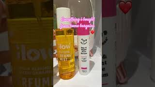 Everything i bought from Home Bargains #haul#skincare