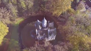 Kasteel Beauvoorde vanuit de lucht