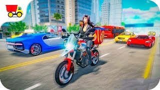 Bike Racing Games - Moto Pizza Delivery - Gameplay Android free games