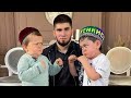 Mini Khabib intense face off. Fight  of the century