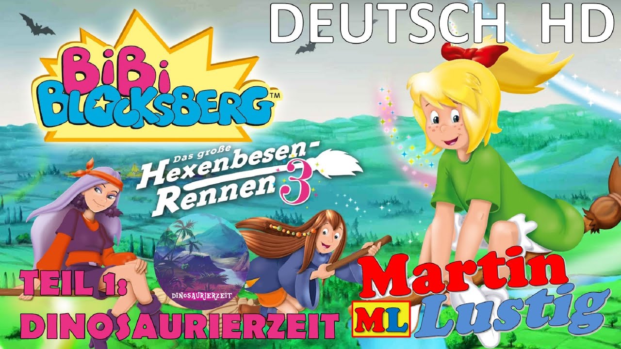 BIBI BLOCKSBERG: HEXENBESENRENNEN 3 🧹 FOLGE 1: IN DER DINOSAURIERZEIT ⭐ ...