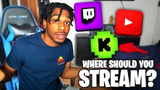 Where should YOU stream in 2024? Twitch vs YouTube vs Kick Streaming!