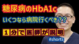 糖尿病HbA1cいくつなら病院行ったほうがいい？_相模原内科 #shorts