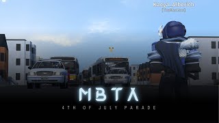 MBTA Roblox- Bus observation 4 (The 4th of July Parade)